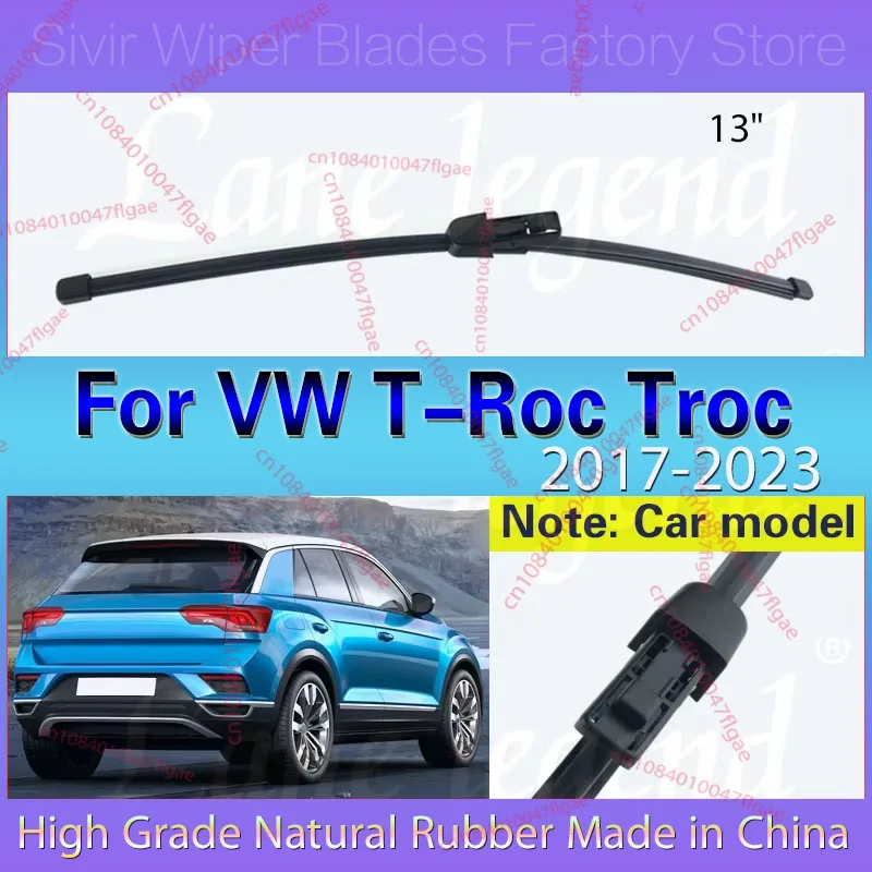 Car Wiper For VW T-Roc Troc 2017 - 2023 Rear Wiper Blade Windshield Windscreen Clean Tailgate Window Rain Brush 13"
Car Wiper For VW T-Roc Troc 2017 - 2023 Rear Wiper Blade Windshield Windscreen Clean Tailgate Window Rain Brush 13"