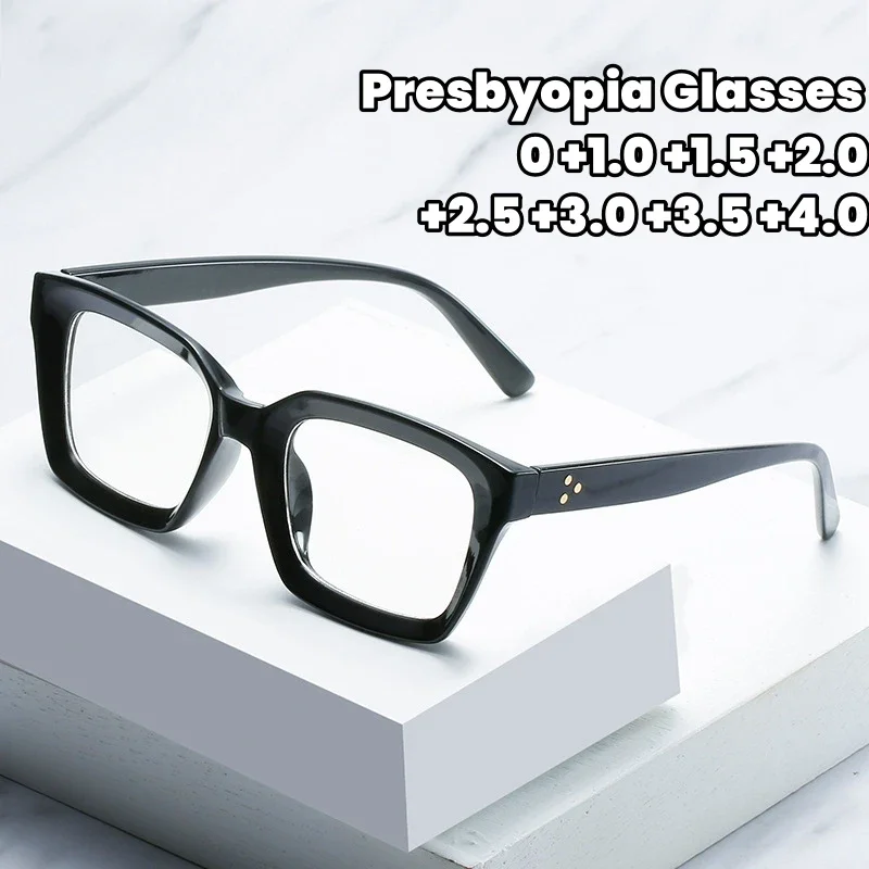 2024 Oversized Frame Clear Lens Reading Glasses Vintage Square Presbyopia Glasses Computer Anti Blue Light Unisex Eyeglasses
2024 Oversized Frame Clear Lens Reading Glasses Vintage Square Presbyopia Glasses Computer Anti Blue Light Unisex Eyeglasses
