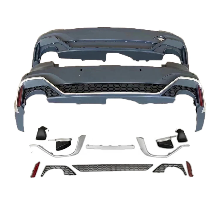 Hi Quality Rear Bumper with Diffuser for audis A7 S7 RS7 C8 Car Bodykit with Exhaust for audis S7 C8 Car Rear Bumper 2019-2023
Hi Quality Rear Bumper with Diffuser for audis A7 S7 RS7 C8 Car Bodykit with Exhaust for audis S7 C8 Car Rear Bumper 2019-2023
