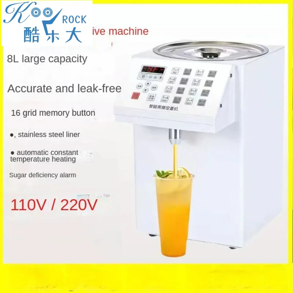 Commercial Fructose Dispenser w/ Microcomputer Panel, 8L Stainless Steel, Leak-Proof Nozzle & Smart Memory for Bubble Tea/Juice
Commercial Fructose Dispenser w/ Microcomputer Panel, 8L Stainless Steel, Leak-Proof Nozzle & Smart Memory for Bubble Tea/Juice