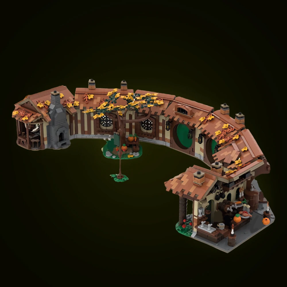 MOC Rings Movie The Green Dragon Inn Architecture Building Blocks Model Movie Famous Scenes Meeting Bricks Assembly Toys Gifts
MOC Rings Movie The Green Dragon Inn Architecture Building Blocks Model Movie Famous Scenes Meeting Bricks Assembly Toys Gifts