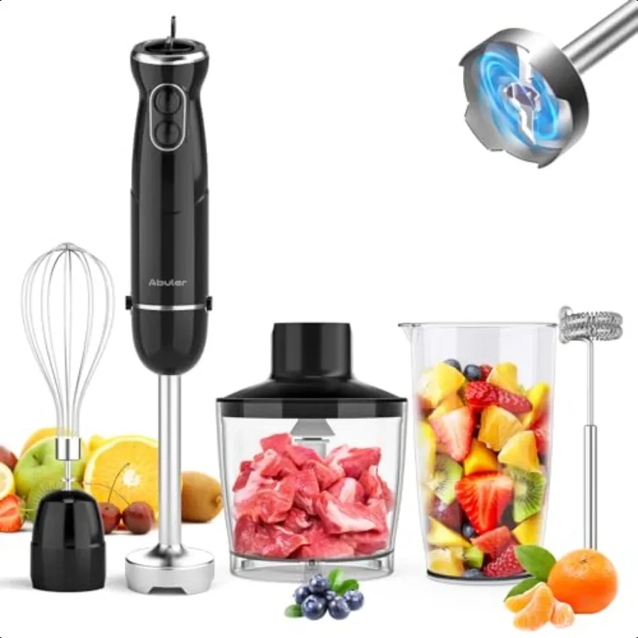 Immersion Blender Handheld Hand Blender 1000W 5 in 1 Hand Mixer Stick BPAFree 12 Speed Handheld Blender 304 Stainl Mixing Beake
Immersion Blender Handheld Hand Blender 1000W 5 in 1 Hand Mixer Stick BPAFree 12 Speed Handheld Blender 304 Stainl Mixing Beake