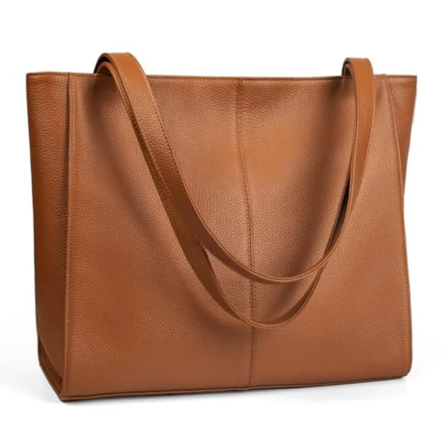 Work tote bag for women: genuine leather black laptop compartment and spacious interior
Work tote bag for women: genuine leather black laptop compartment and spacious interior