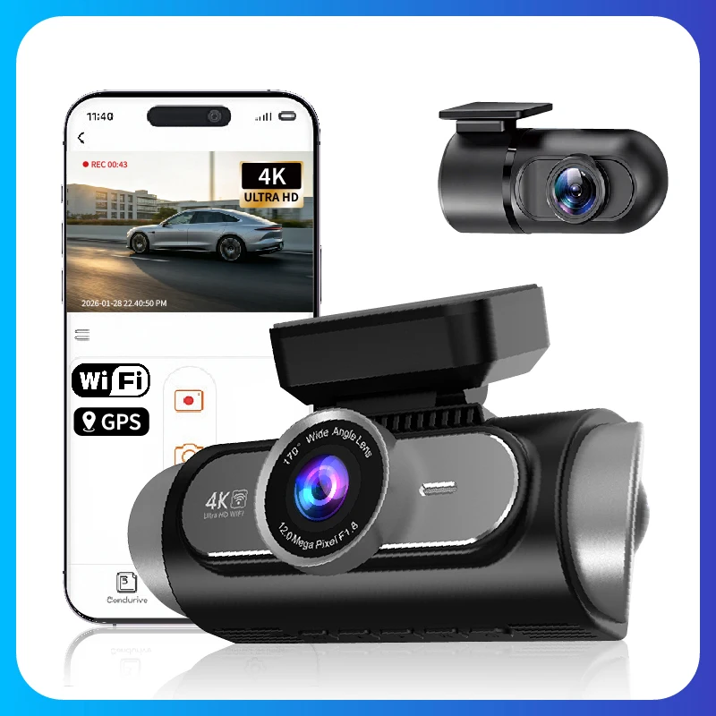 4channel UHD 4K 3Inch IPS Dash Cam WiFi GPS DVR 4Lens Video Recorder Night Vision Dash Cam Car Camera Black Box
4channel UHD 4K 3Inch IPS Dash Cam WiFi GPS DVR 4Lens Video Recorder Night Vision Dash Cam Car Camera Black Box