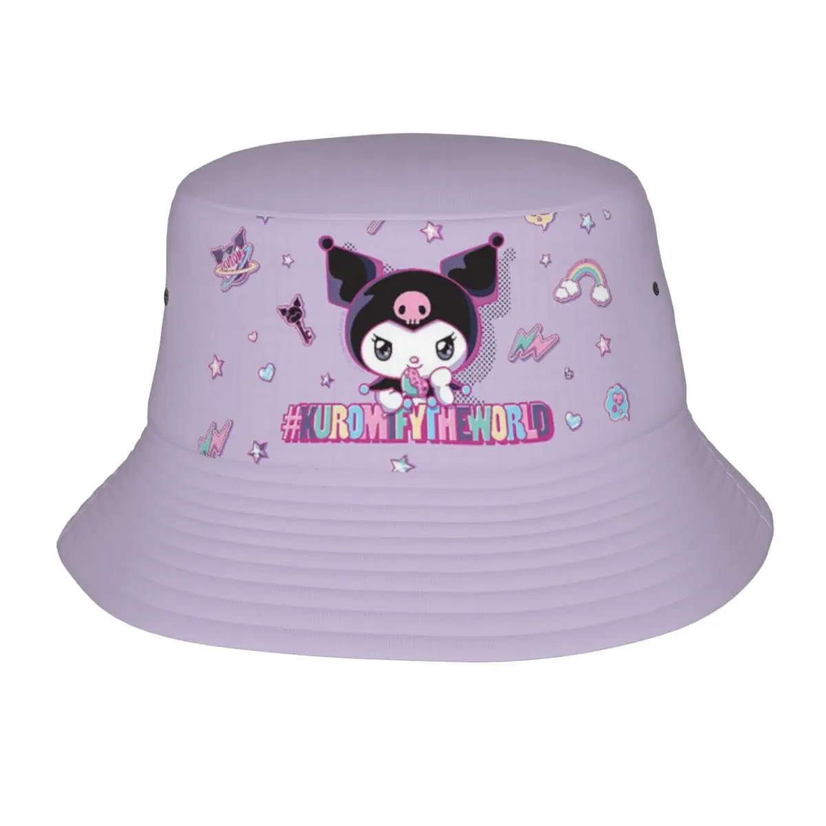 Custom Kuromi Kawaii Anime Bucket Hat Women Men Fashion Summer Beach Sun Fisherman Cap
Custom Kuromi Kawaii Anime Bucket Hat Women Men Fashion Summer Beach Sun Fisherman Cap