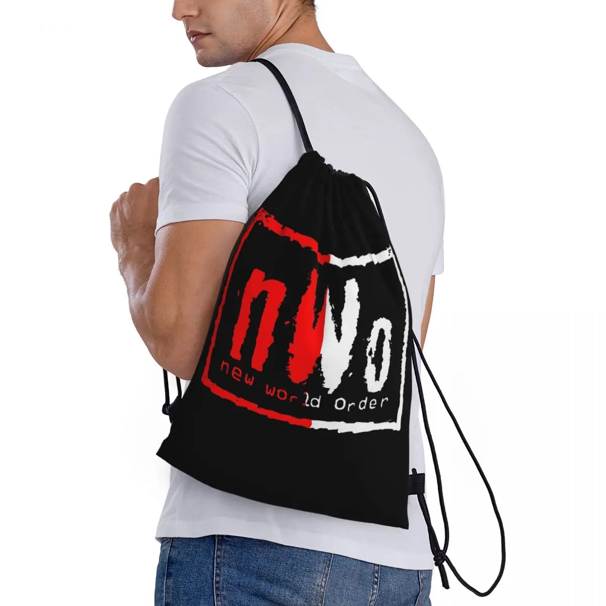 Рюкзаки NWO New World Order Wrestling, портативные сумки на шнурке, спортивные сумки, сумки для книг, сумки для путешествий и школы
Рюкзаки NWO New World Order Wrestling, портативные сумки на шнурке, спортивные сумки, сумки для книг, сумки для путешествий и школы