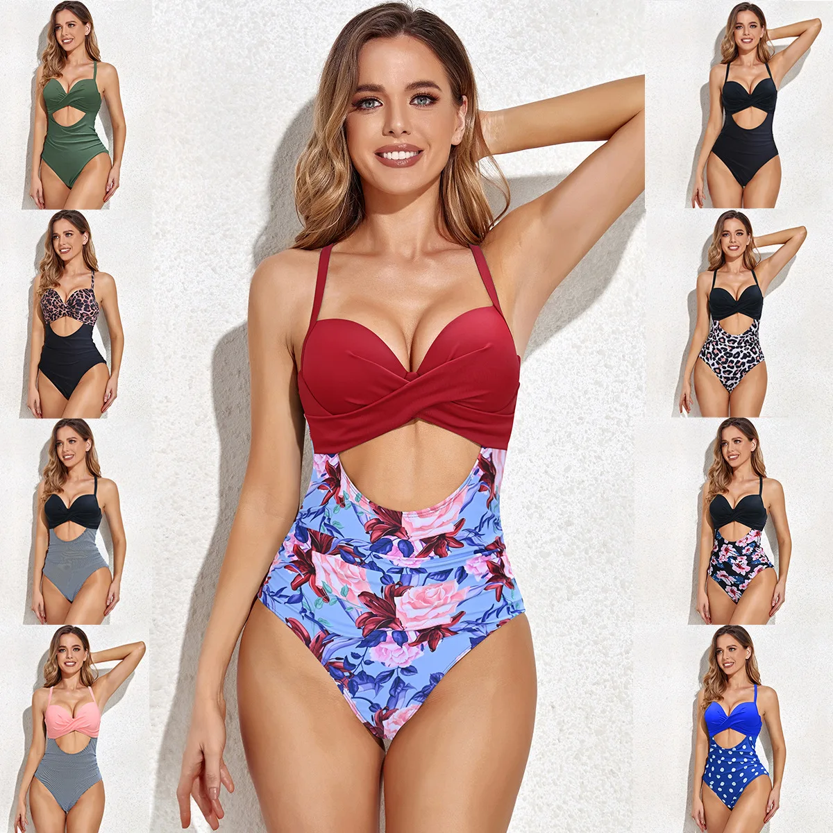 Leopard Swimsuit One Piece Sexy Cut Out Swimwear Women 2023 Patchwork Bathing Suit Cross Back Bodysuit Brazilian Monokini S-XXL
Leopard Swimsuit One Piece Sexy Cut Out Swimwear Women 2023 Patchwork Bathing Suit Cross Back Bodysuit Brazilian Monokini S-XXL