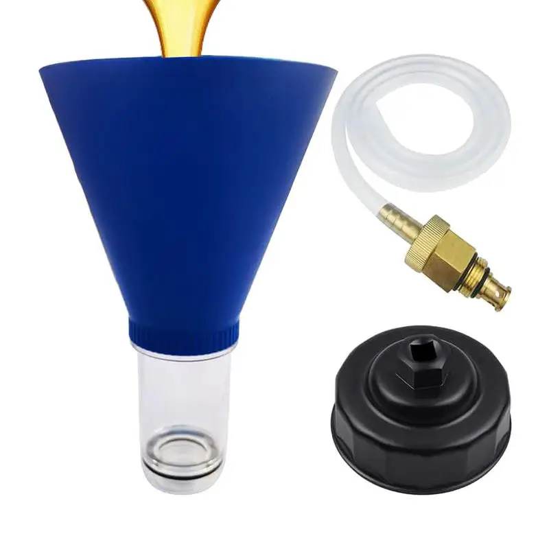 Practical Oil Drain Plug Oil Filter Wrench Funnel Drain 3 Pieces Set Efficient Practical Tool Plug For Car SUVs Trucks Family
Practical Oil Drain Plug Oil Filter Wrench Funnel Drain 3 Pieces Set Efficient Practical Tool Plug For Car SUVs Trucks Family