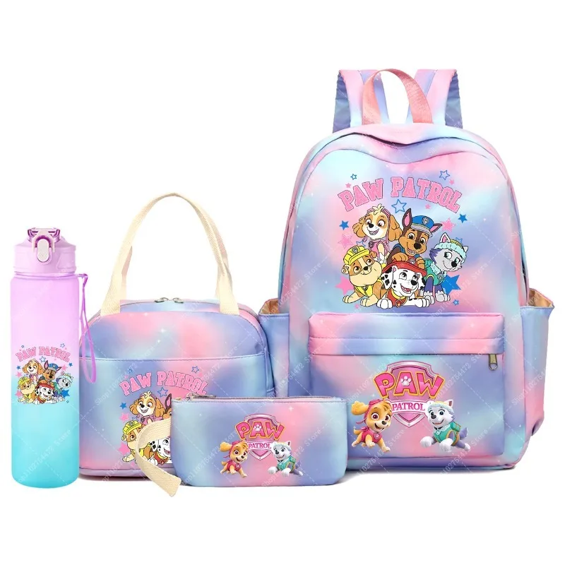 4PCS PAW Patrols Backpack Pencil Bag Lunch Tote Water Bottle Set Cartoon Cute Schoolbag Pen Case Handbag Plastic Cup 700ML Gift
4PCS PAW Patrols Backpack Pencil Bag Lunch Tote Water Bottle Set Cartoon Cute Schoolbag Pen Case Handbag Plastic Cup 700ML Gift