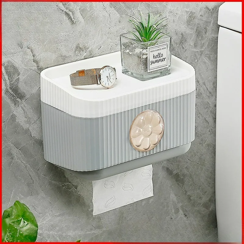 Non-perforated toilet paper box, tissue box, toilet paper waterproof toilet paper box, tissue rack
Non-perforated toilet paper box, tissue box, toilet paper waterproof toilet paper box, tissue rack
