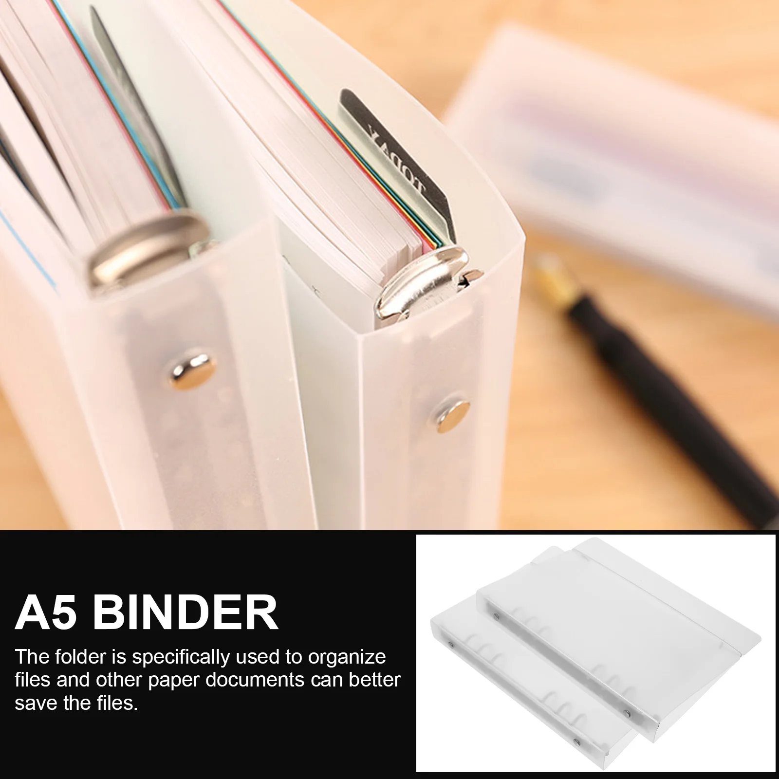 2pcs A5 Manual Notebook Document Organizer Clear Transparent Metal Folder Large A5 Planner Binder Capacity Portable
2pcs A5 Manual Notebook Document Organizer Clear Transparent Metal Folder Large A5 Planner Binder Capacity Portable