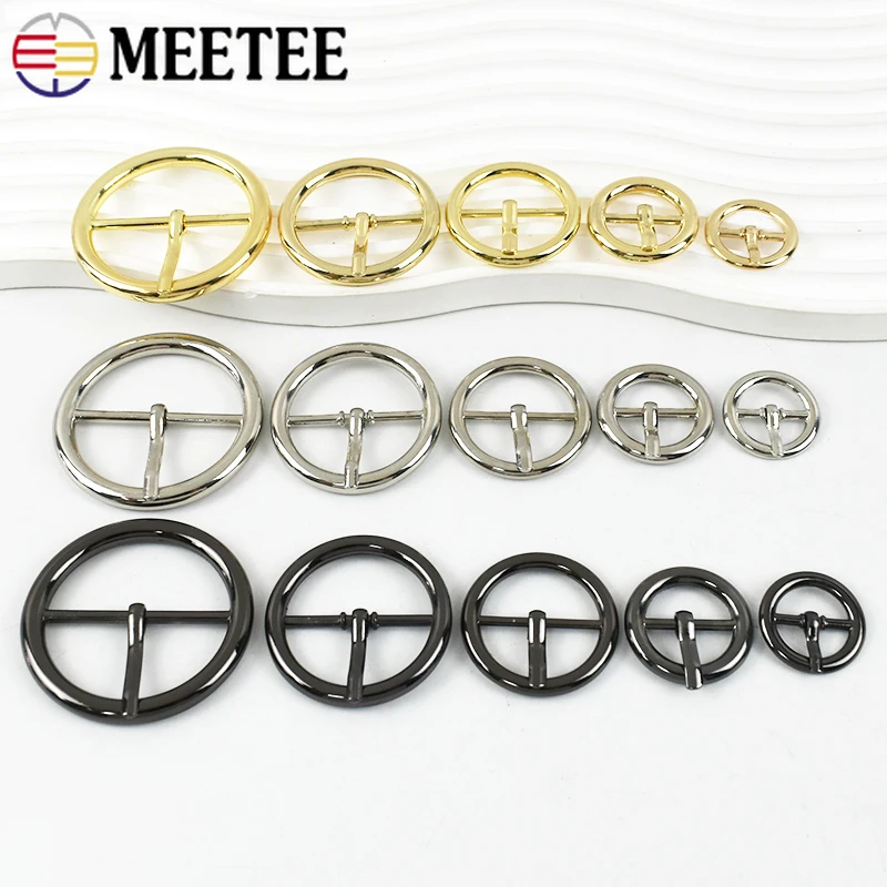 5/10Pcs 15-38mm Metal Belt Pin Buckle for Bag Strap Round Ring Adjust Clasp Shoes Clothes Decor Hook DIY Hardware Accessories
5/10Pcs 15-38mm Metal Belt Pin Buckle for Bag Strap Round Ring Adjust Clasp Shoes Clothes Decor Hook DIY Hardware Accessories