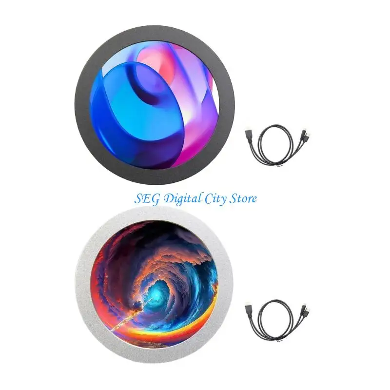 U75B USB Type C Secondary Display 2.8Inch 480x480 For PC Builds Featuring Dynamic Video Backgrounds And Metal Housing
U75B USB Type C Secondary Display 2.8Inch 480x480 For PC Builds Featuring Dynamic Video Backgrounds And Metal Housing