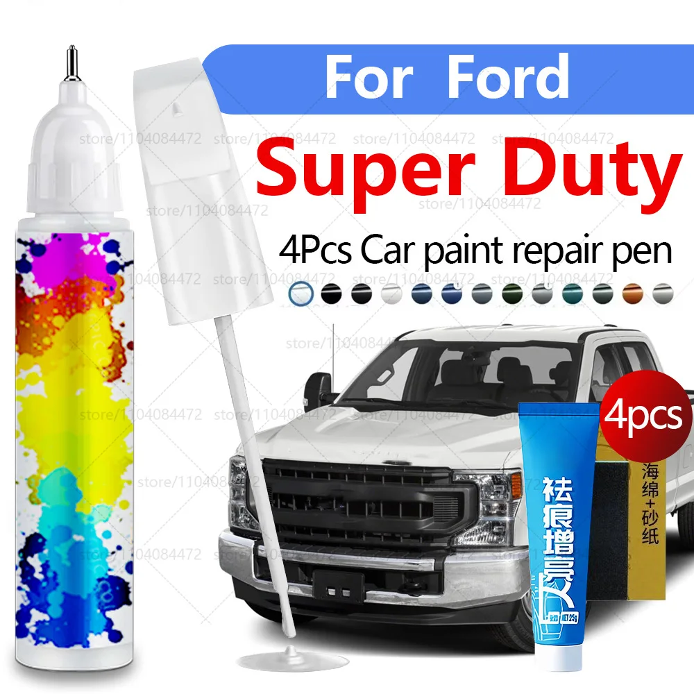 Ручка для ремонта автомобильной краски для Ford Super Duty F-250 F-350 F-450 1999-2025 гг., аксессуары для ремонта царапин, 4 шт., белый AZ, черный UM, красный 
Ручка для ремонта автомобильной краски для Ford Super Duty F-250 F-350 F-450 1999-2025 гг., аксессуары для ремонта царапин, 4 шт., белый AZ, черный UM, красный