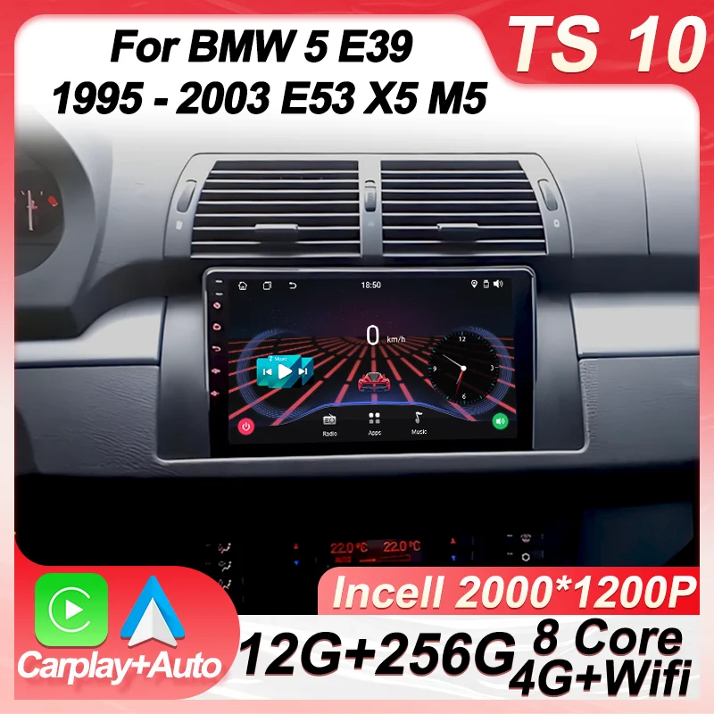 Автомобильный радиоприемник Android 14 для BMW 5 E39 1995 1996 1997-2003 E53 X5 M5, беспроводной Android Auto Carplay, авторадио, 5G, Wi-Fi, сенсорный экран
Автомобильный радиоприемник Android 14 для BMW 5 E39 1995 1996 1997-2003 E53 X5 M5, беспроводной Android Auto Carplay, авторадио, 5G, Wi-Fi, сенсорный экран