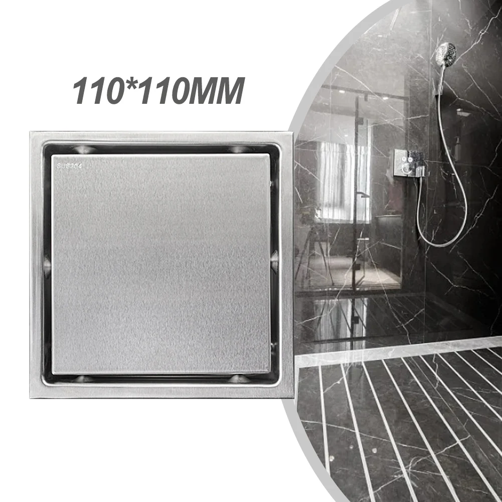 Bathroom Shower Floor Drain Modern Square Style Brushed Nickel Finish Floor Drain 110mmx110mm 150mmx150mm Home Hardware
Bathroom Shower Floor Drain Modern Square Style Brushed Nickel Finish Floor Drain 110mmx110mm 150mmx150mm Home Hardware