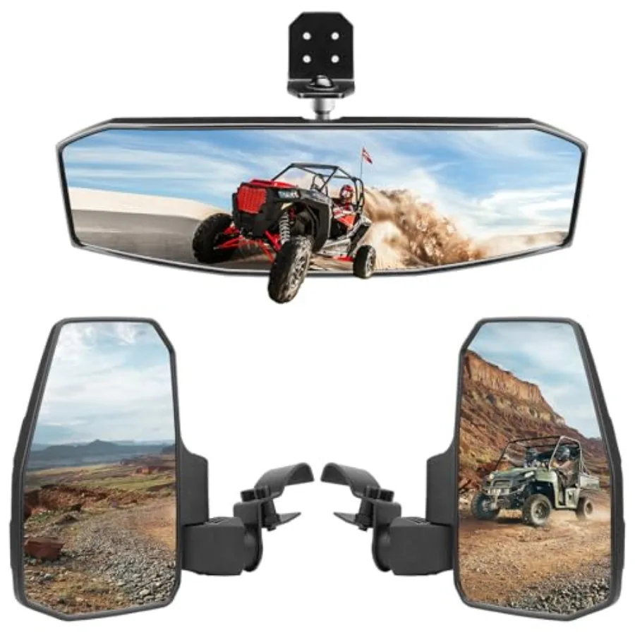 UTV Side Mirrors + Center Rearview Mirror KitCompatible with Polaris Ranger 1000 900 570 The Center Mirror is Only Suitable for
UTV Side Mirrors + Center Rearview Mirror KitCompatible with Polaris Ranger 1000 900 570 The Center Mirror is Only Suitable for