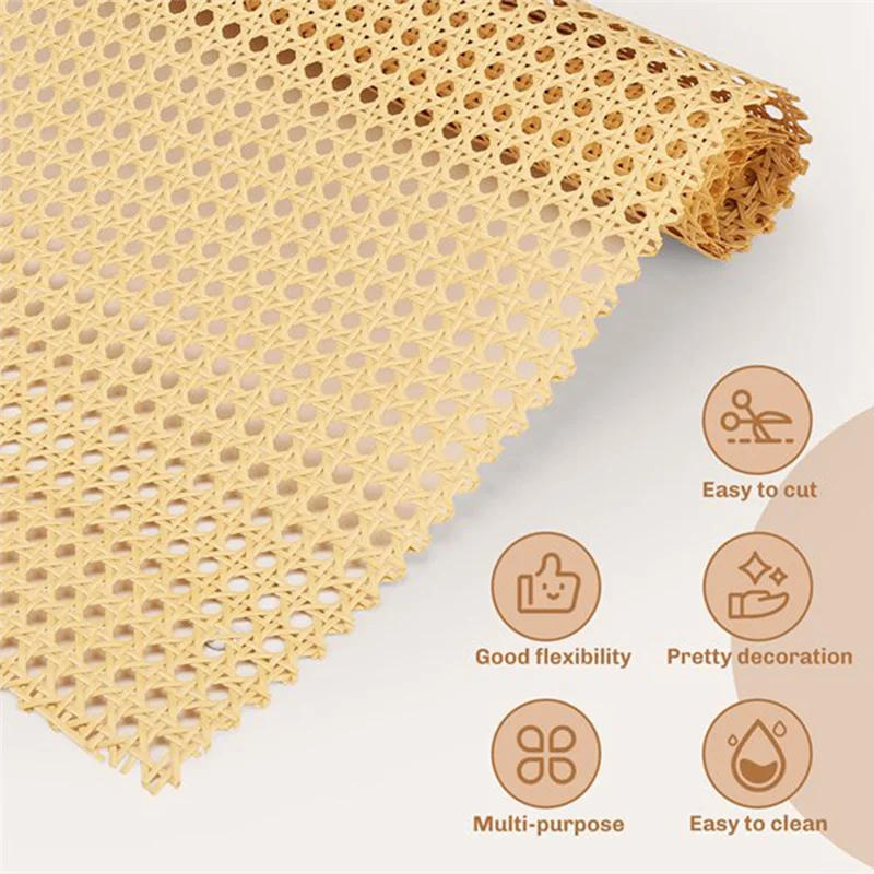 MAKE-Cane Webbing Rattan Roll, Viennese Wicker, Natural Rattan Wicker Furniture For Craft Projects, Home, DIY Chair Cabinet
MAKE-Cane Webbing Rattan Roll, Viennese Wicker, Natural Rattan Wicker Furniture For Craft Projects, Home, DIY Chair Cabinet