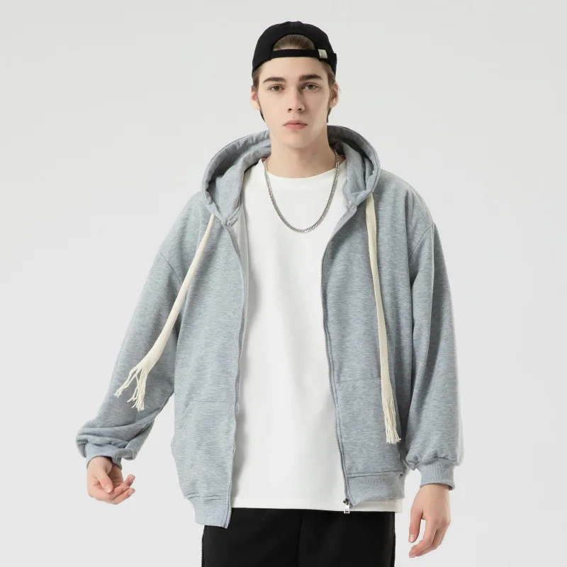 Sweater Men's New Trendy Cardigan Hooded Spring and Autumn Men's Clothing Youth Casual Drawstring Sports Jacket Hoodies Hoodie
Sweater Men's New Trendy Cardigan Hooded Spring and Autumn Men's Clothing Youth Casual Drawstring Sports Jacket Hoodies Hoodie