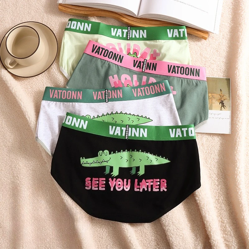 Women Cotton Panties Briefs Ladies Breathable Cute Cartoon Pants Mid-waist Student Girls Lingerie Breathable Sports Underwears
Women Cotton Panties Briefs Ladies Breathable Cute Cartoon Pants Mid-waist Student Girls Lingerie Breathable Sports Underwears