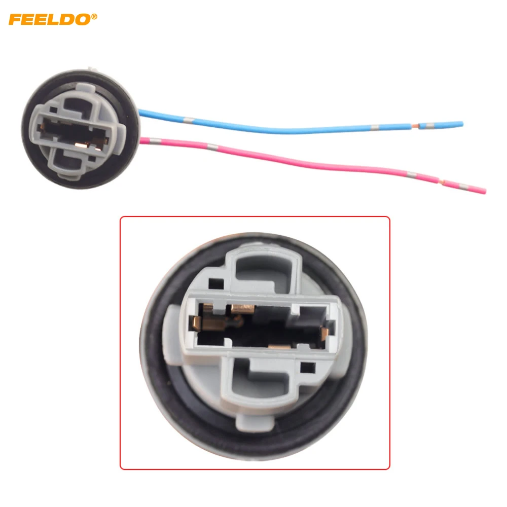 FEELDO 1pc Car 7440/W3X16D/W21W/T20 LED Bulbs Signal Lights Socket Harness Plugs Connector #HQ3818
FEELDO 1pc Car 7440/W3X16D/W21W/T20 LED Bulbs Signal Lights Socket Harness Plugs Connector #HQ3818