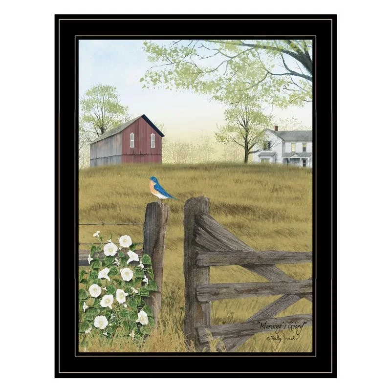 Morning's Glory Framed Print Black Frame Ready to Hang
Morning's Glory Framed Print Black Frame Ready to Hang