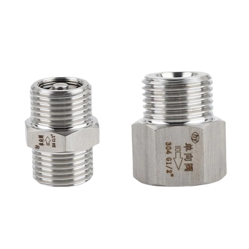 1/2" BSP Male Female Thread 304 Stainless Steel Check Valve One Way Non-return Valve For Water Oil Gas Fit Tank Heater Toilet
1/2" BSP Male Female Thread 304 Stainless Steel Check Valve One Way Non-return Valve For Water Oil Gas Fit Tank Heater Toilet