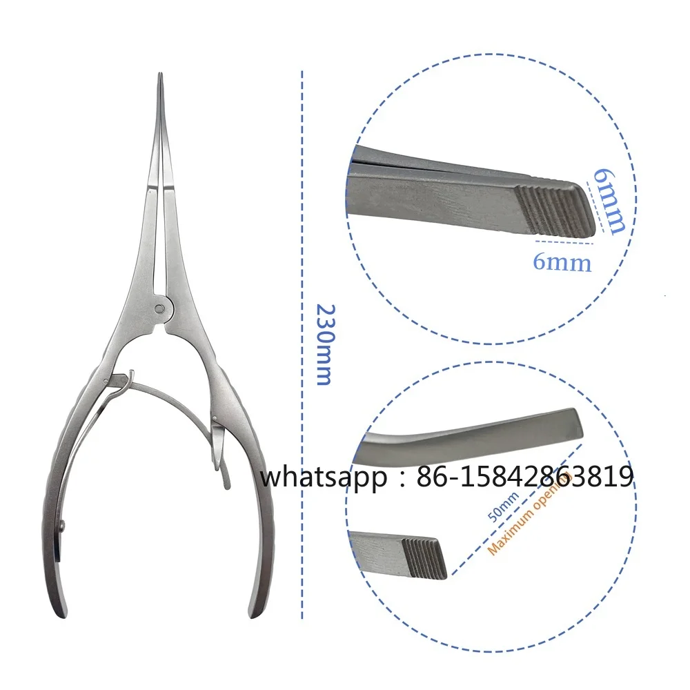Stainless Steel Bone Spreader 6mm Blade Trauma Surgery Spine Distractor Forceps Distractor Veterinary Instruments