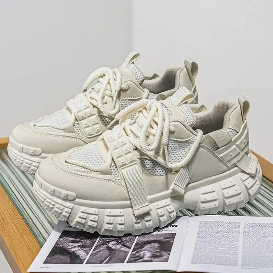 Men's Summer Hong Kong Style Breathable Thick Sole Elevator White Shoes Student Casual Fashion Sneakers
Men's Summer Hong Kong Style Breathable Thick Sole Elevator White Shoes Student Casual Fashion Sneakers