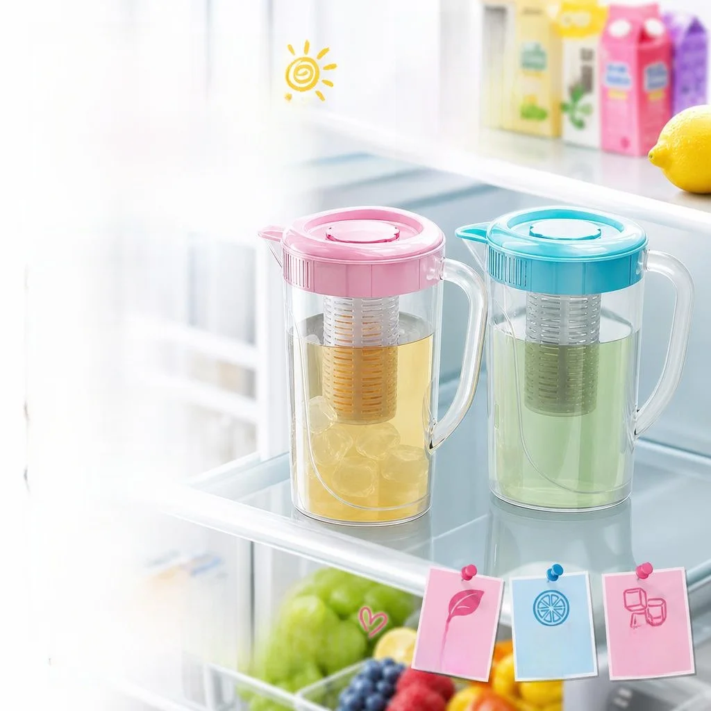 Thickened Food Grade Cold Water Pot for Fridge Summer Iced Large Capacity High Temperature Resistant Tea Brewing Bucket Trans...
Thickened Food Grade Cold Water Pot for Fridge Summer Iced Large Capacity High Temperature Resistant Tea Brewing Bucket Trans...