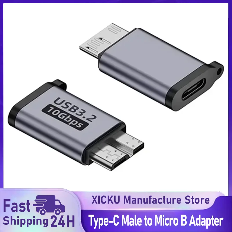 Переходник Micro B USB C 3.0 «папа» на «мама» типа C Разъем USB3.0 Micro B для внешнего жесткого диска Кабель-адаптер HDD 
Переходник Micro B USB C 3.0 «папа» на «мама» типа C Разъем USB3.0 Micro B для внешнего жесткого диска Кабель-адаптер HDD