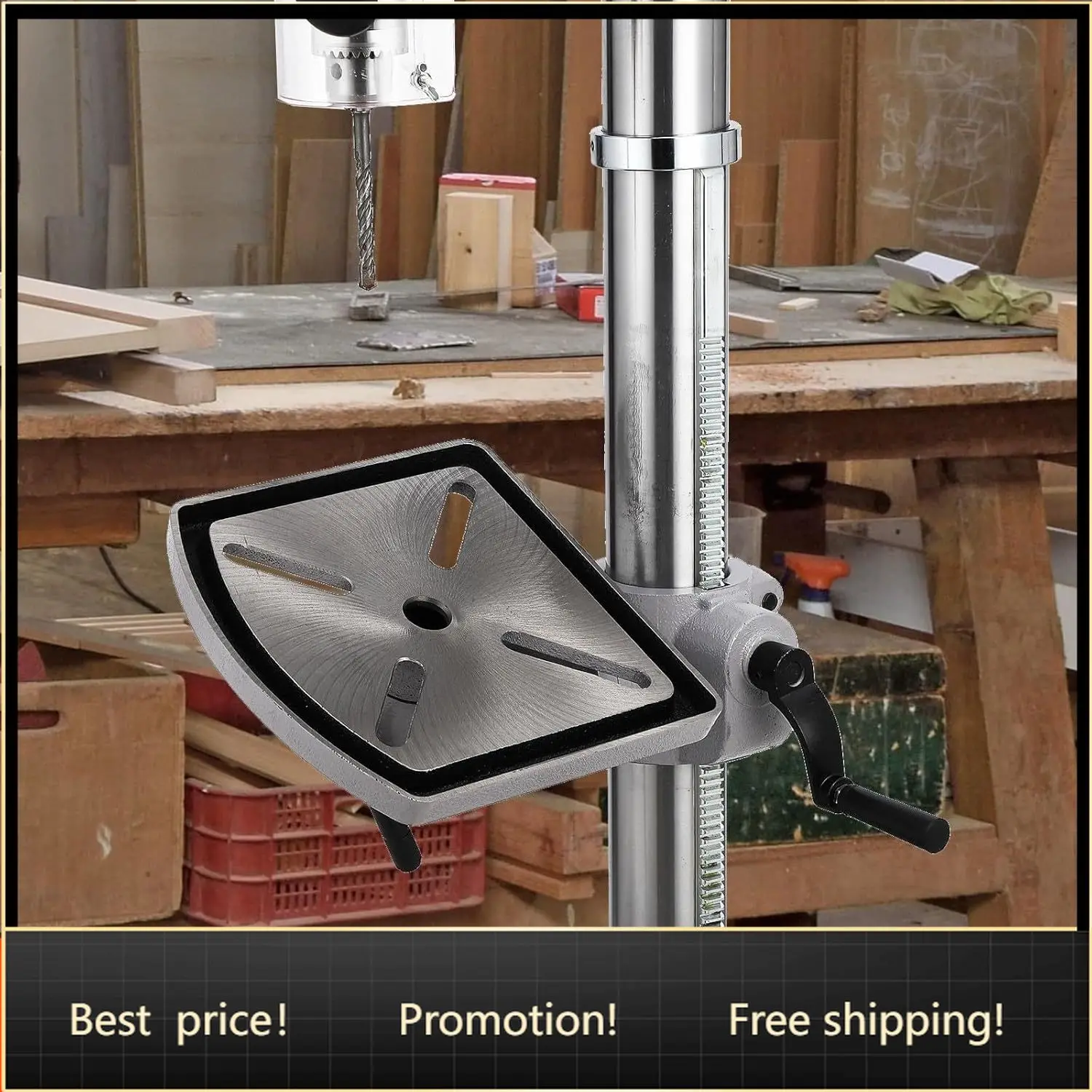 15" Floor Drill Press, 7.5A Pure Copper Motor, Variable Speed (288-3084 RPM), Complete Accessories - Ideal for Wood and Metal Dr
15" Floor Drill Press, 7.5A Pure Copper Motor, Variable Speed (288-3084 RPM), Complete Accessories - Ideal for Wood and Metal Dr