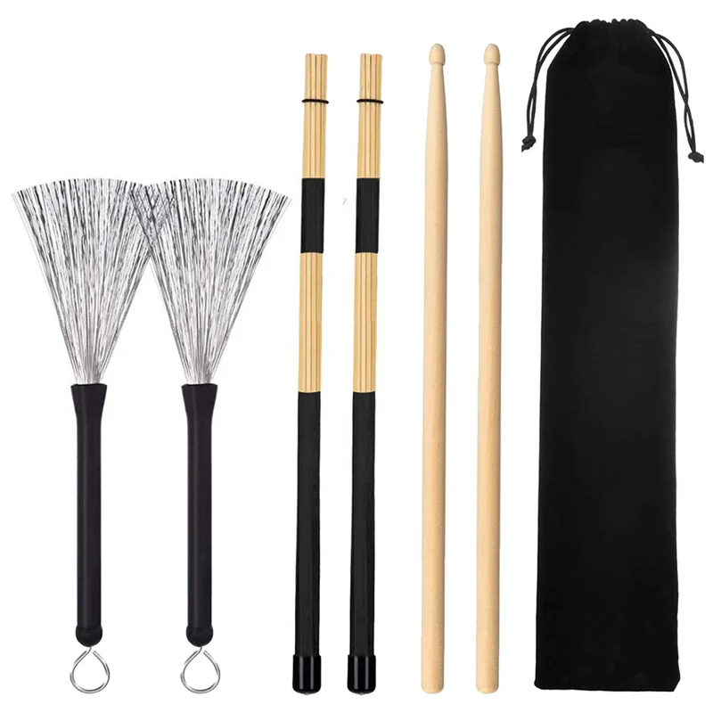 【Summer Sale】6 Pieces Jazz Drumsticks Set Retractable Drum Wire Brushes Sticks For Kids,Adults,Rock Band
【Summer Sale】6 Pieces Jazz Drumsticks Set Retractable Drum Wire Brushes Sticks For Kids,Adults,Rock Band