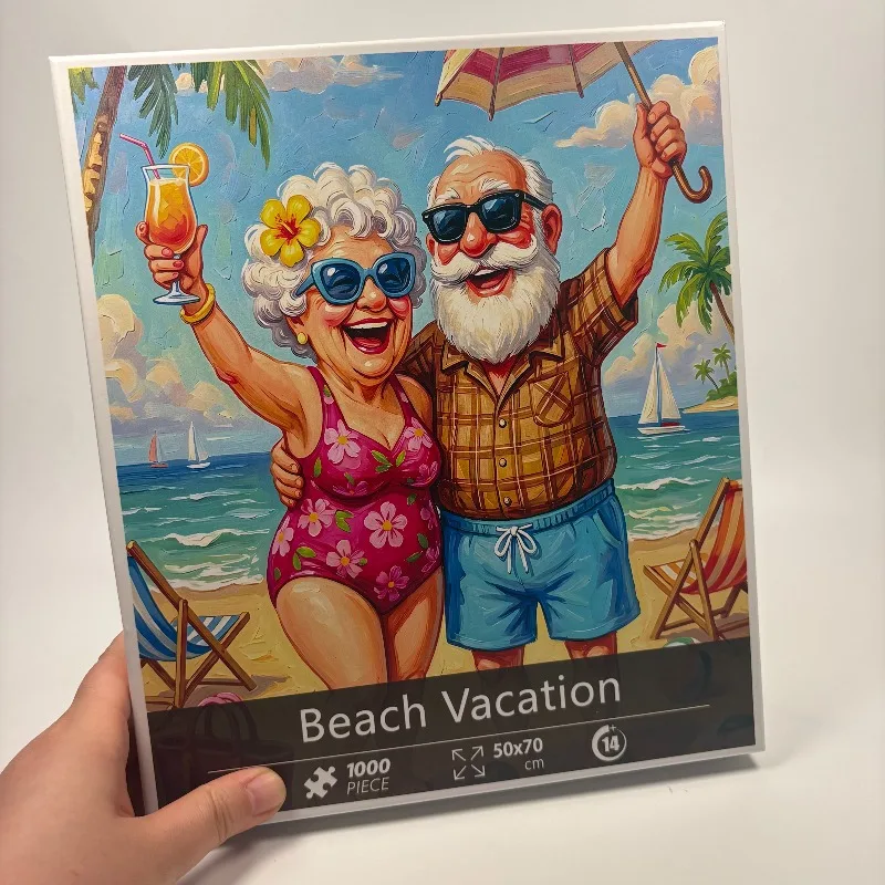 1 Box of 1000 White Card Adult Puzzles, Beach Vacation 70x50cm 27.6x19.7 Inches, Gift Festival |
1 Box of 1000 White Card Adult Puzzles, Beach Vacation 70x50cm 27.6x19.7 Inches, Gift Festival |