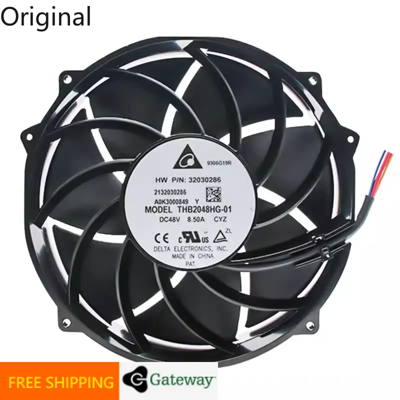 FOR Delta THB2048HG/CT/DT Compatible 1pcs 48V 7A 5.88A 8.5A 12.5A Aluminum Frame Cooling Fan 200x50mm for Gate Original
FOR Delta THB2048HG/CT/DT Compatible 1pcs 48V 7A 5.88A 8.5A 12.5A Aluminum Frame Cooling Fan 200x50mm for Gate Original