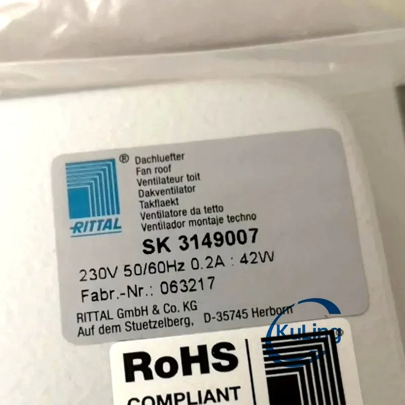 Rittal Fan for RITTAL SK3324100 SK3339100 SK3149007 SK3149007000
Rittal Fan for RITTAL SK3324100 SK3339100 SK3149007 SK3149007000