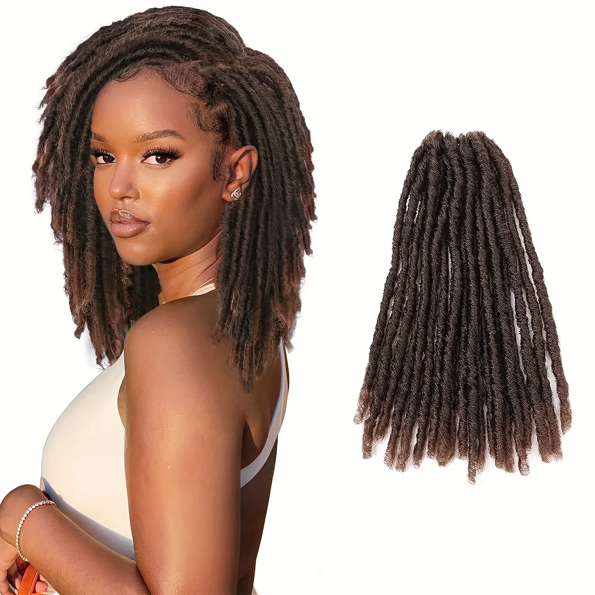 Synthetic Braiding Hair Crochet Extensions Ombre Twist Dreadlock Wig for Women Party Daily Use Festival Hairstyle Heat Resistant
Synthetic Braiding Hair Crochet Extensions Ombre Twist Dreadlock Wig for Women Party Daily Use Festival Hairstyle Heat Resistant