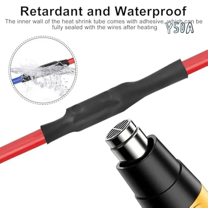 Y50A-20PCS Комплект гаек для соединителя проводов 20 А, стыковочный разъем манометра 10AWG, клемма для быстрого подключения, с термоусадочной трубкой 
Y50A-20PCS Комплект гаек для соединителя проводов 20 А, стыковочный разъем манометра 10AWG, клемма для быстрого подключения, с термоусадочной трубкой