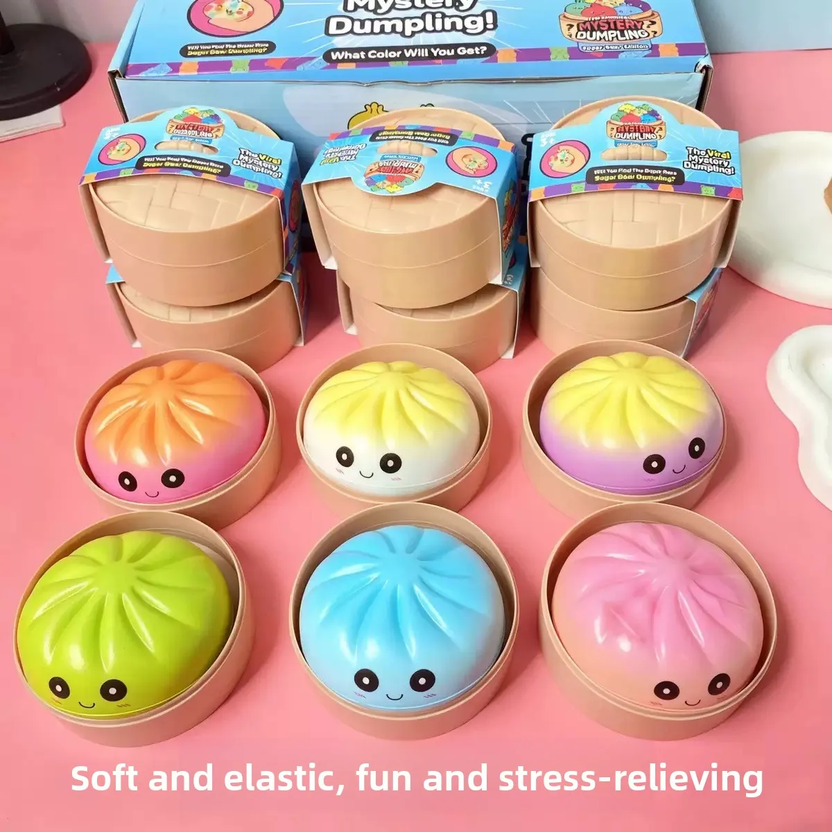Steamed buns decompress, pinch Le Char siu, steamer buns vent expression buns, slow rebound blind box decompress toys
Steamed buns decompress, pinch Le Char siu, steamer buns vent expression buns, slow rebound blind box decompress toys