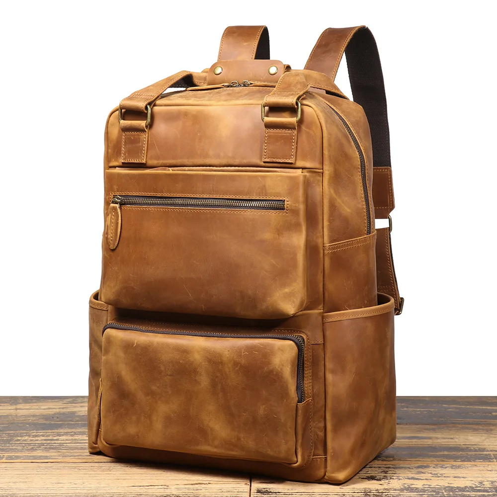 Genuine Leather Backpack Men 16 Inch Laptop Business Waterproof Travel Hiking Bag Large Capacity Multifunctional
Genuine Leather Backpack Men 16 Inch Laptop Business Waterproof Travel Hiking Bag Large Capacity Multifunctional