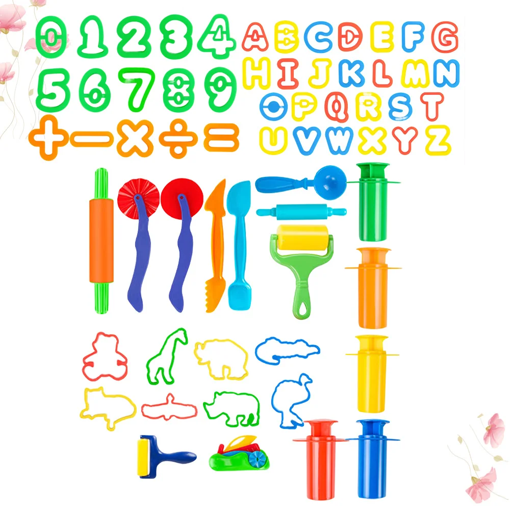 1 Set/64pcs Plasticine Mold DIY Plasticine Mold Plasticine Accessories Educational Playthings for Home (Random
1 Set/64pcs Plasticine Mold DIY Plasticine Mold Plasticine Accessories Educational Playthings for Home (Random