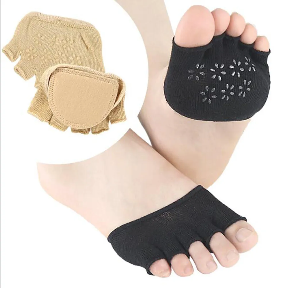 1 пара дышащих, впитывающих пот получулок без пятки для женщин, для высоких каблуков, с противоскользящими амортизирующими подушечками для передней части стопы, предотвращающими мозоли
1 пара дышащих, впитывающих пот получулок без пятки для женщин, для высоких каблуков, с противоскользящими амортизирующими подушечками для передней части стопы, предотвращающими мозоли