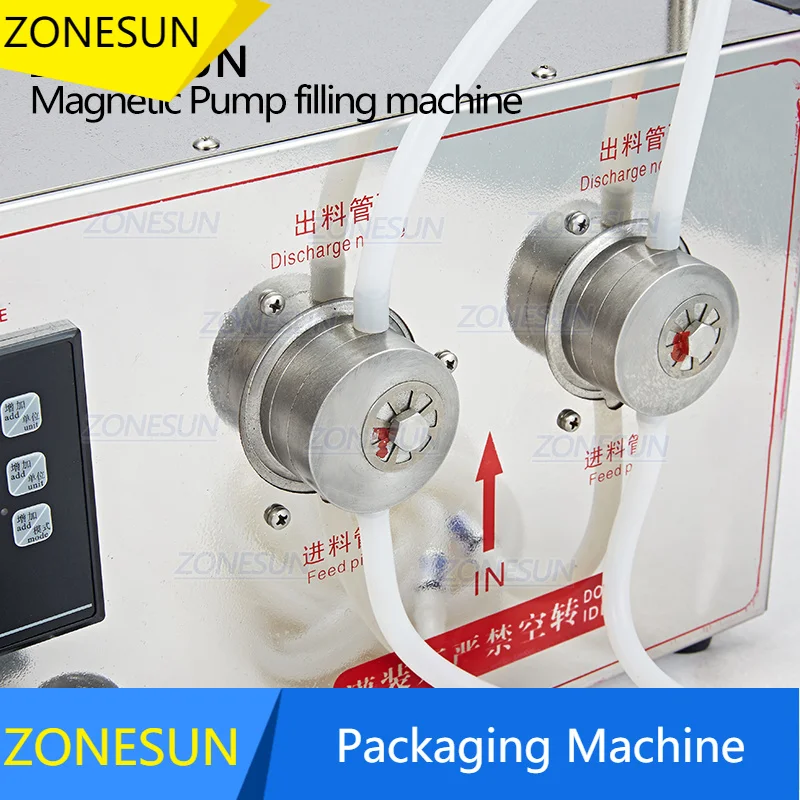 ZONESUN YG2 Magnetic Pump Electric 2 Heads Soft Drink Essential Oil Ethanol Disinfection Alcohol Bottle Liquid Filling Machine
ZONESUN YG2 Magnetic Pump Electric 2 Heads Soft Drink Essential Oil Ethanol Disinfection Alcohol Bottle Liquid Filling Machine