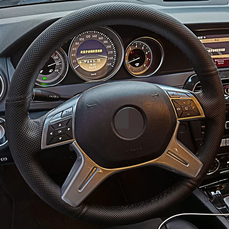 For Mercedes Benz E-Class E300 2014 GL-Class GL 350 400 500 550 20132014 2015 Hand Sew Black Car Steering Wheel Cover
For Mercedes Benz E-Class E300 2014 GL-Class GL 350 400 500 550 20132014 2015 Hand Sew Black Car Steering Wheel Cover