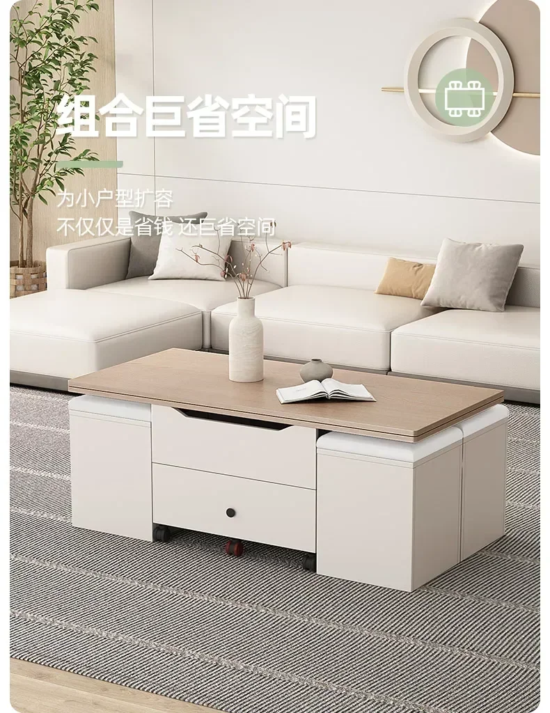 Coffee table dining table workbench multi-functional integrated small apartment
Coffee table dining table workbench multi-functional integrated small apartment