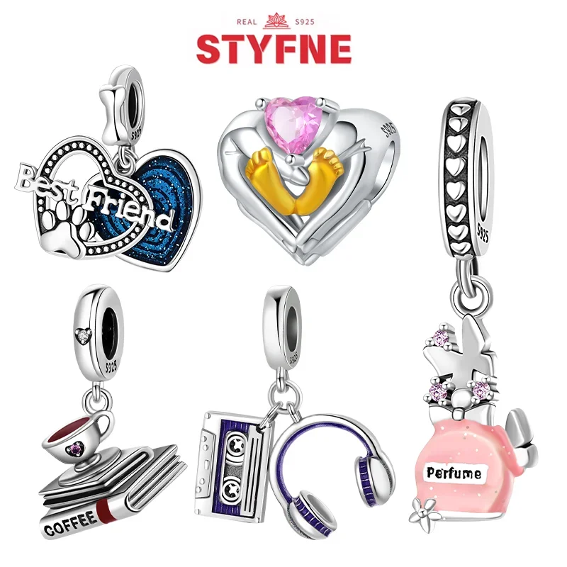 Silver 925 Heart Beads Best Friend Charms of Love Fit Original Bracelets Decoration DIY Jewelry Fine Gift Accessory for Women
Silver 925 Heart Beads Best Friend Charms of Love Fit Original Bracelets Decoration DIY Jewelry Fine Gift Accessory for Women