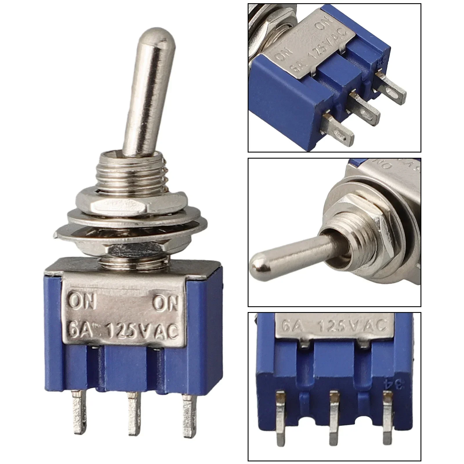 1x ON-ON MIni 2 Way ON-ON 3 Pin Electric Guitar Toggle Switch Pickup ON-ON Replacement Guitarra Bass Building Accessories
1x ON-ON MIni 2 Way ON-ON 3 Pin Electric Guitar Toggle Switch Pickup ON-ON Replacement Guitarra Bass Building Accessories