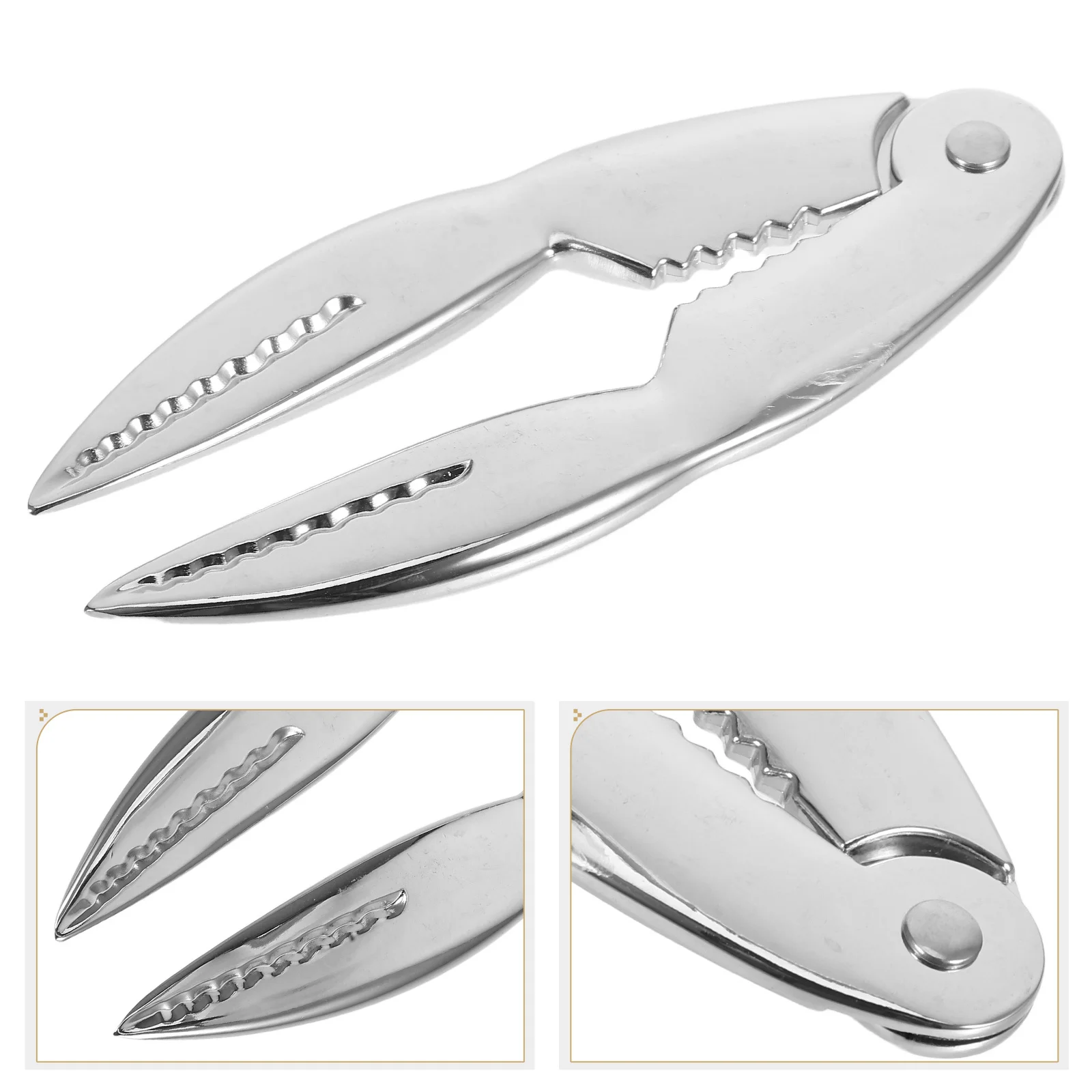 1pc Alloy Crab Tool Silver Sturdy Seafood Nut Clip Kitchen Gadget For Lobster Walnut Hazelnut Almonds Kitchen Gadget Use
1pc Alloy Crab Tool Silver Sturdy Seafood Nut Clip Kitchen Gadget For Lobster Walnut Hazelnut Almonds Kitchen Gadget Use
