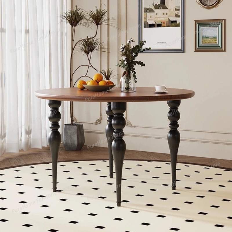 Retro Round Dining Table Chinese Antique Restaurant Round Tea Table French Creative Home Furniture Mesa De Comedor XY40CZ
Retro Round Dining Table Chinese Antique Restaurant Round Tea Table French Creative Home Furniture Mesa De Comedor XY40CZ