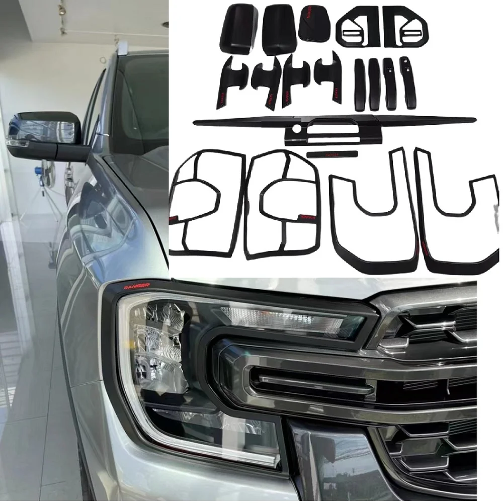 Dood Front Head Tail lamps cover Oil Tank Cover Rear Tailgate Cover Trims For Ranger T9 Wildtrack Xlt Sport XL + 2023 2024 2025
Dood Front Head Tail lamps cover Oil Tank Cover Rear Tailgate Cover Trims For Ranger T9 Wildtrack Xlt Sport XL + 2023 2024 2025